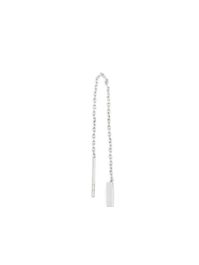 Tom Wood 64mm Sleek Ear Chain In Silver