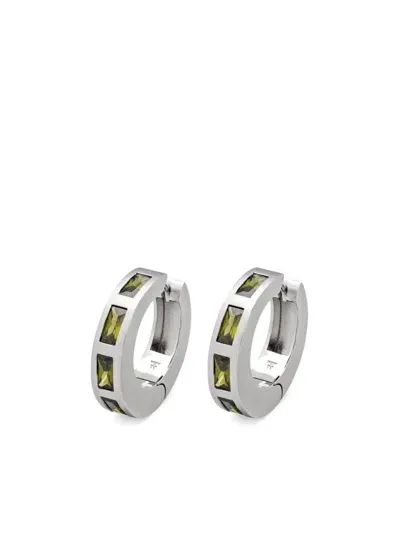 Tom Wood Small Arch Hoop Earrings In 银色