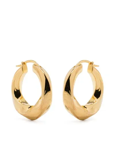 Tom Wood Infinity Hoop Earrings In Gold