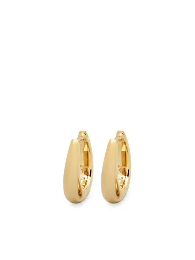 Tom Wood Liz Hoop Earrings In 黄色