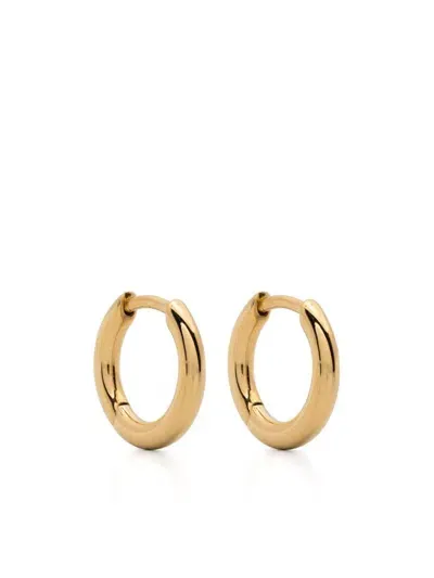 Tom Wood Polished-finish Hoop Earrings In Gold