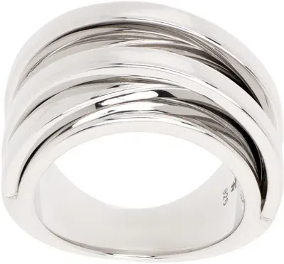 Tom Wood Silver Orb Ring In 925 Silver