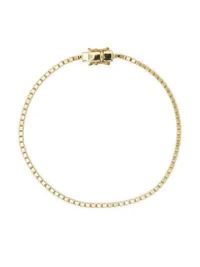 Tom Wood Square Bracelet Gold Accessories In Grey