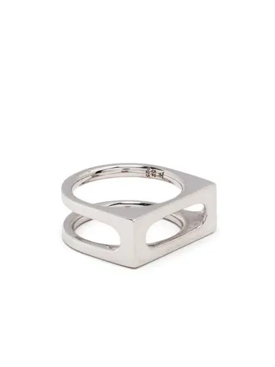 Tom Wood Women's Silver Cage Ring In Metallic