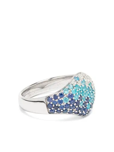 Tom Wood Zirconia-embellished Ring In Silver