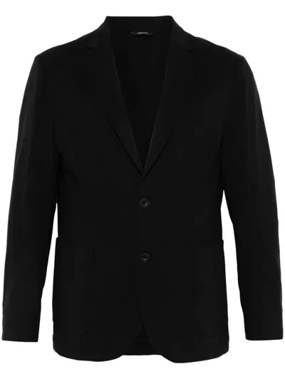 Tombolini Single-breasted Blazer In Black