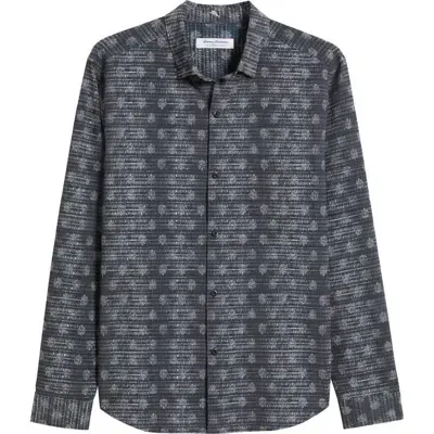 Tommy Bahama Bahama Coast Stretch Seersucker Button-up Shirt In Fog Grey