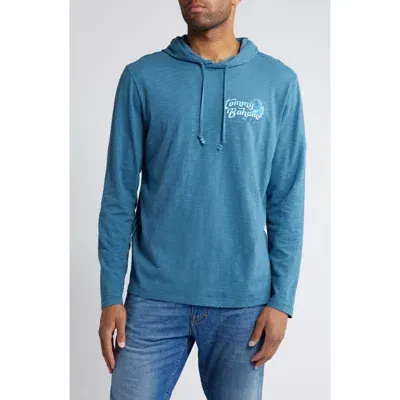 Tommy Bahama Moonlight Paradise Lux Cotton Hoodie In Kingfish