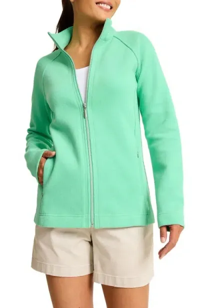 Tommy Bahama New Aruba Zip Jacket In Mint Tourm