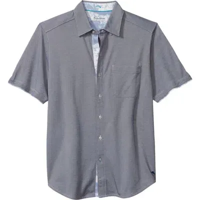 Tommy Bahama San Lucio Cali Blooms Short Sleeve Button-up Shirt In Bering Blue