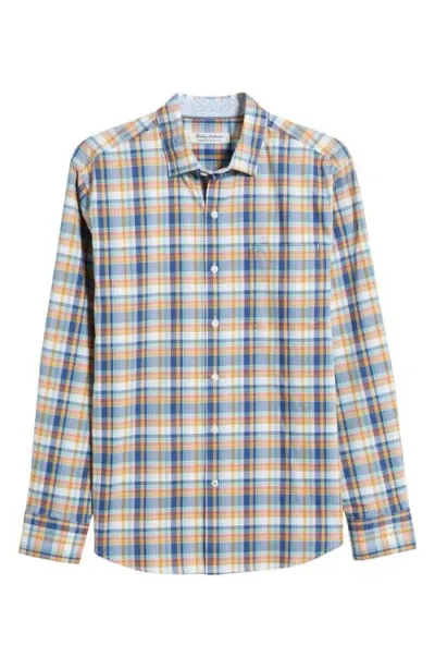 Tommy Bahama Sarasota Grenada Check Stretch Button-up Shirt In Dockside B