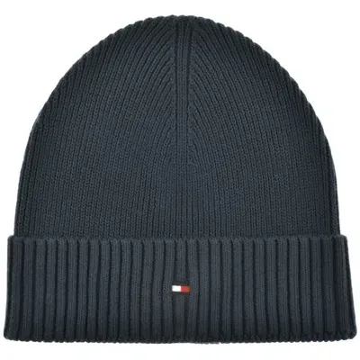 Tommy Hilfiger Flag Beanie Hat Navy