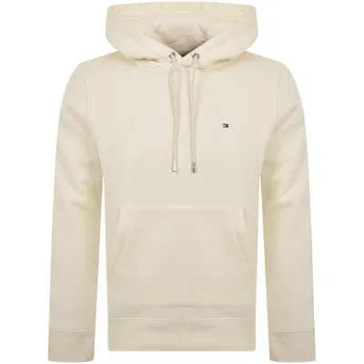 Tommy Hilfiger Flag Logo Hoodie Cream