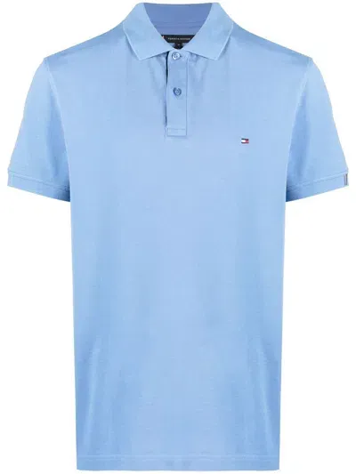 Tommy Hilfiger Tape Polo Shirt Blue