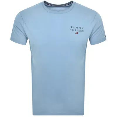 Tommy Hilfiger Logo T Shirt Blue