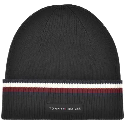 Tommy Hilfiger Love Solid Stripe Beanie Black