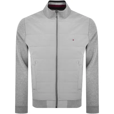 Tommy Hilfiger Mix Media Hooded Jacket Grey