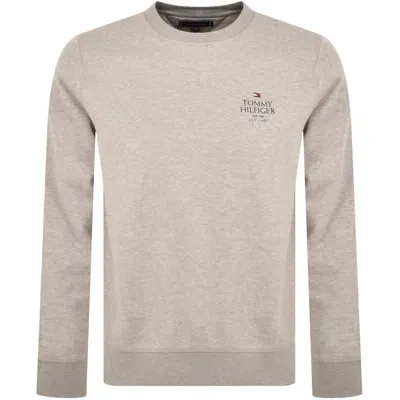 Tommy Hilfiger Stack Sweatshirt Beige