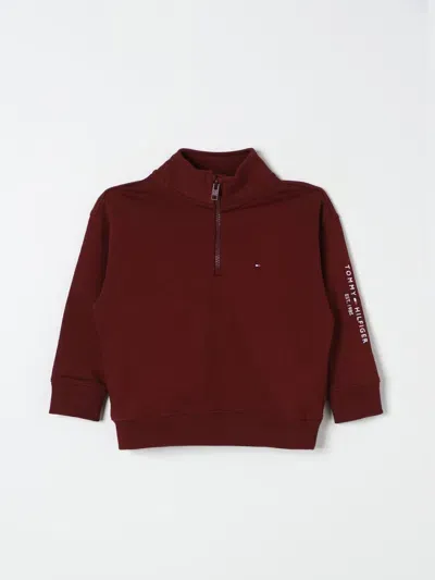 Tommy Hilfiger Sweater  Kids Color Burgundy In Burgunderrot