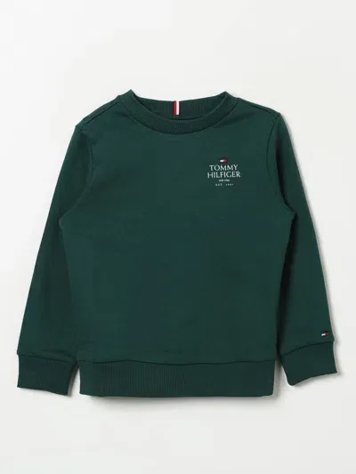 Tommy Hilfiger Sweater  Kids Color Green In Grün