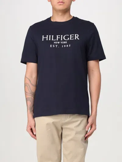 Tommy Hilfiger T-shirt  Men Color Blue In Blau