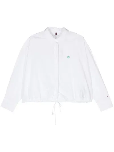 Tommy Hilfiger Th Monogram Shirt In 白色