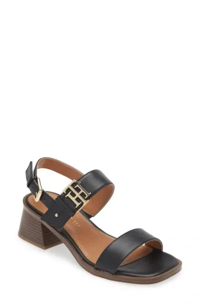 Tommy Hilfiger Toliza Slingback Sandal In Black