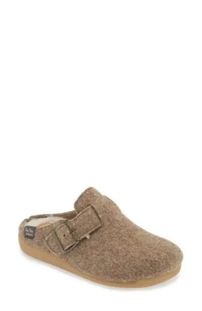 Toni Pons Mima Wool Blend Clog Slipper In Taupe