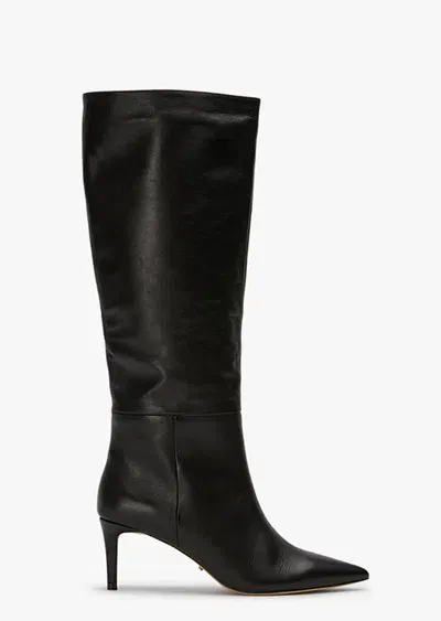 Tony Bianco Ghost Boot In Black Suede