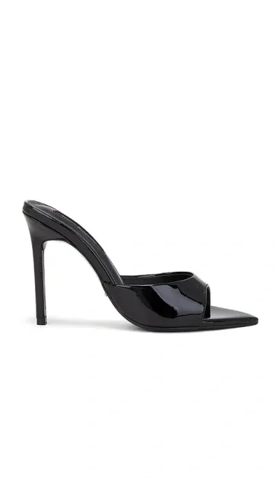 Tony Bianco Malibu Mule In Black Patent