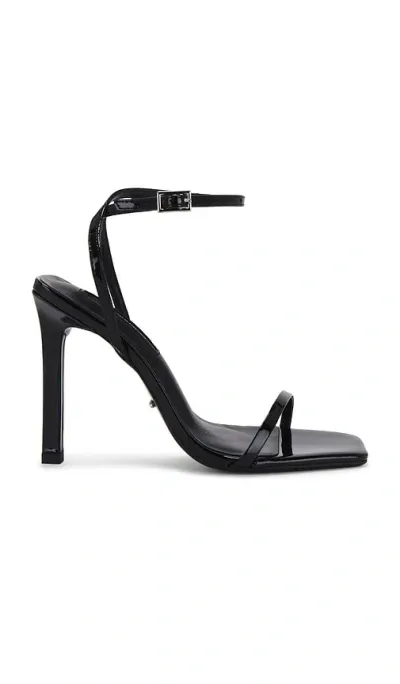 Tony Bianco Nadia Sandal In Black Patent