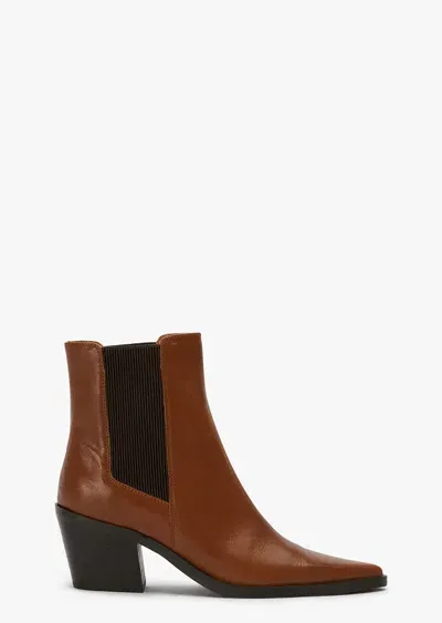 Tony Bianco Nigela Toffee Como Ankle Boots