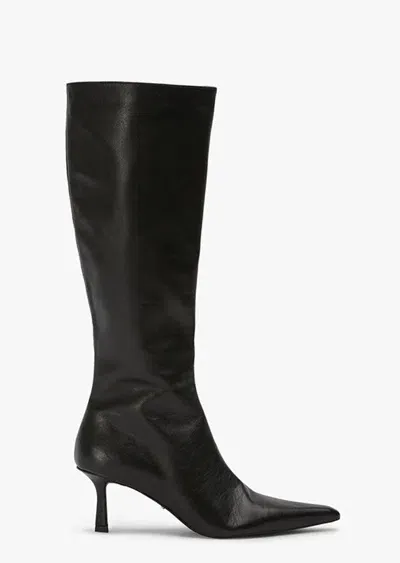 Tony Bianco Quest Black Venice Calf Boots