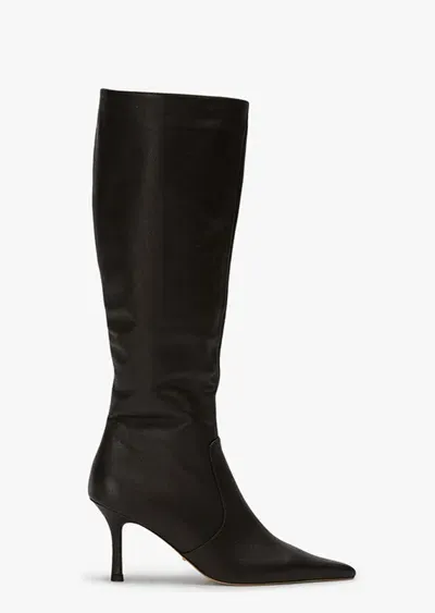 Tony Bianco Shaq Chocolate Venice Calf Boots In Black