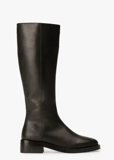 Tony Bianco Torres Black Como Calf Boots In Blue