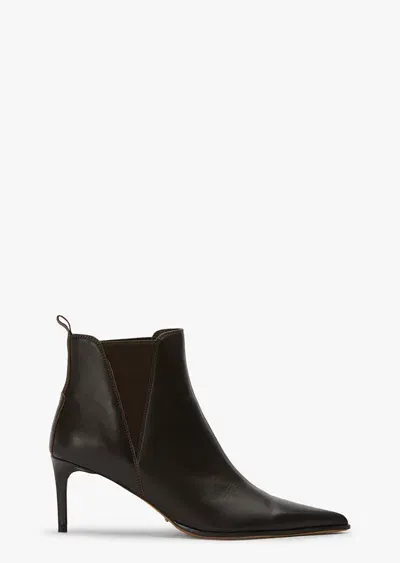 Tony Bianco Vegas Chocolate Nappa Ankle Boots