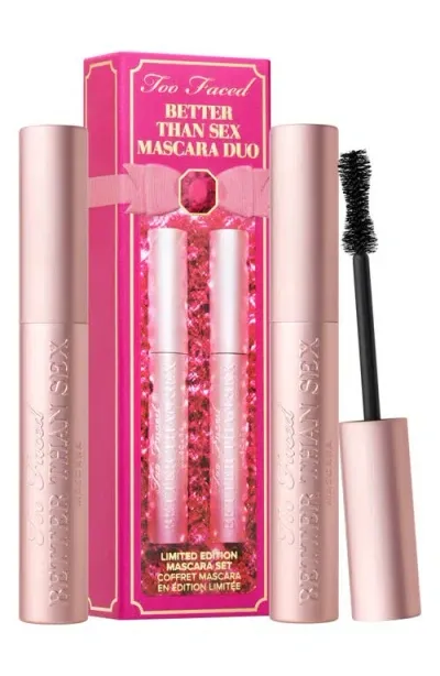 Too Faced Better Than Sex Mascara Duo Black (2) 0.27 oz / 8 ml