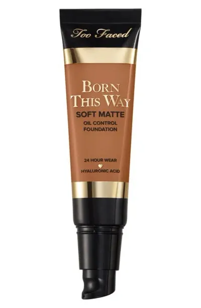 Too Faced Born This Way Matte Longwear Liquid Foundation Makeup Caramel 1 oz / 29.57 ml