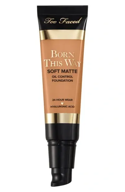 Too Faced Born This Way Matte Longwear Liquid Foundation Makeup Warm Beige 1 oz / 29.57 ml