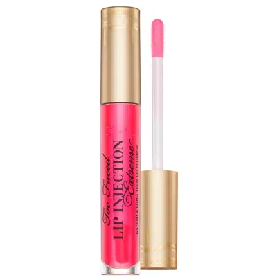 Too Faced Lip Injection Extreme - Pink Punch In White