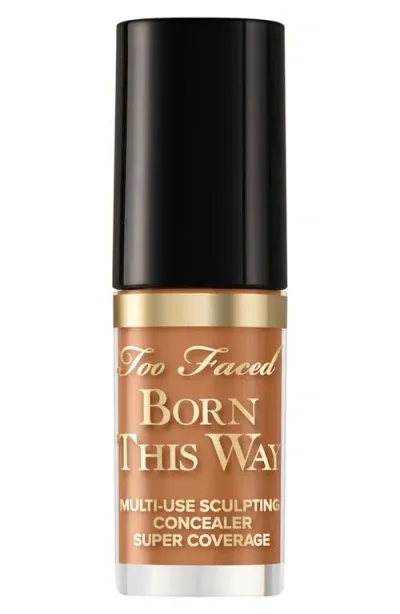 Too Faced Mini Born This Way Super Coverage Multi-use Concealer Butterscotch 0.06 oz / 1.77 ml