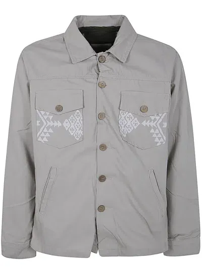 Tooco Men`s Field Jacket Clothing In White