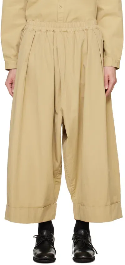 Toogood Beige 'the Baker' Trousers In Sand