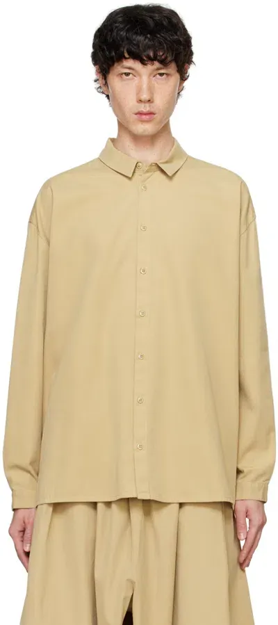 Toogood Beige 'the Draughtsman' Shirt In Sand