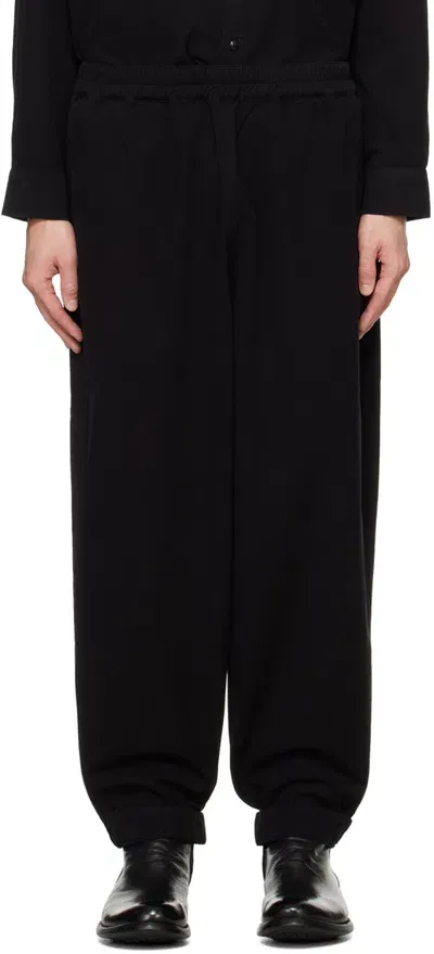 Toogood Black 'the Gymnast' Trouser In Flint