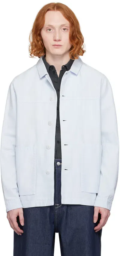 Toogood Blue 'the Carpenter' Jacket In Porcelain