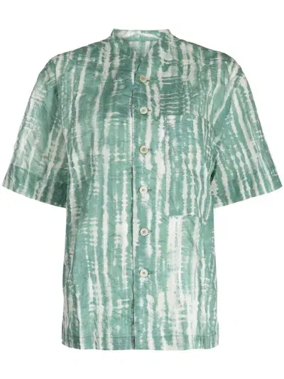 Toogood Docker Tie-dye Shirt In Green