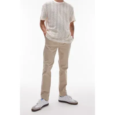 Topman Skinny Chinos In Stone