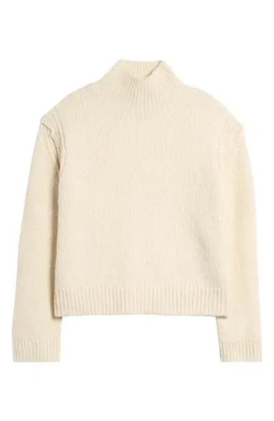 Topshop Turtleneck Sweater In Ivory