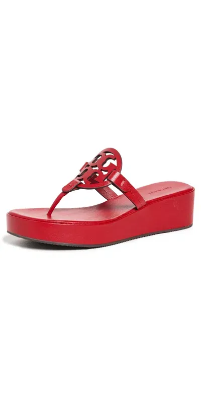 Tory Burch 25mm Miller Wedges Tory Red